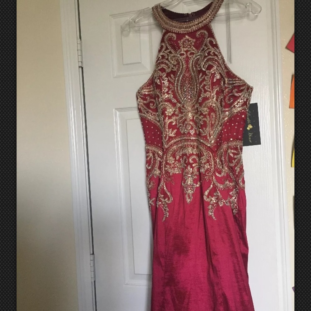 Maroon Prom Dress